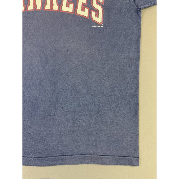 Rare Vintage 1996 New York Yankees Salem Spors MLB Baseball Single Stitch Shirt - Picture 7 of 10